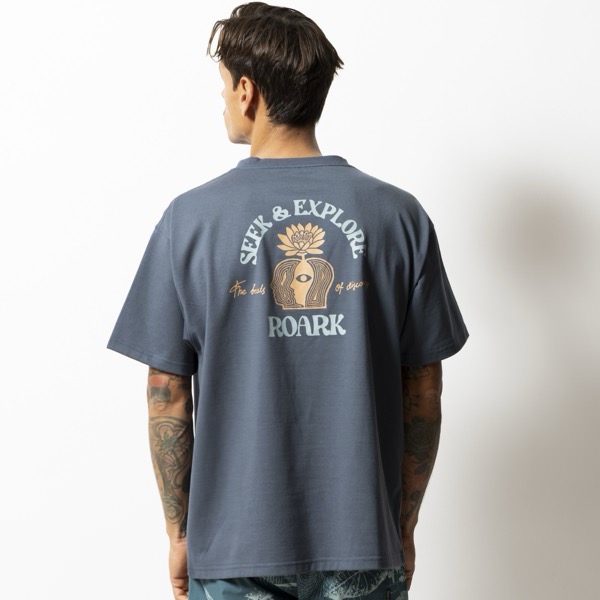 ROARK,ロアーク,Tシャツ,半袖,ドライ,RTJF1221,大阪,取扱,店舗