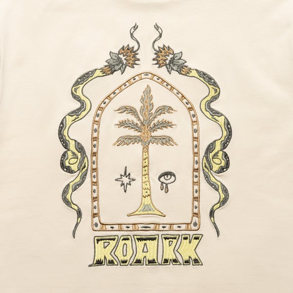 ROARK,ロアーク,Tシャツ,半袖,刺繍,RTJHW1221,大阪,取扱,店舗