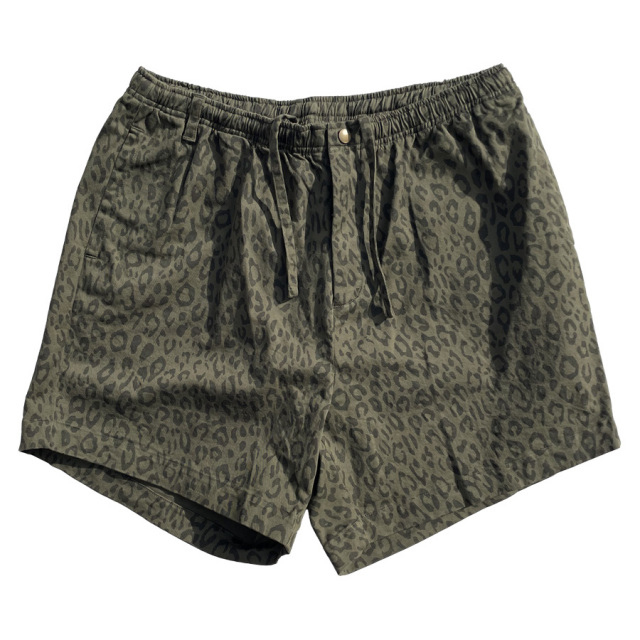 WAX(ワックス) / ショートパンツ ショーツ / LEOPARD SHORTS - KHAKI