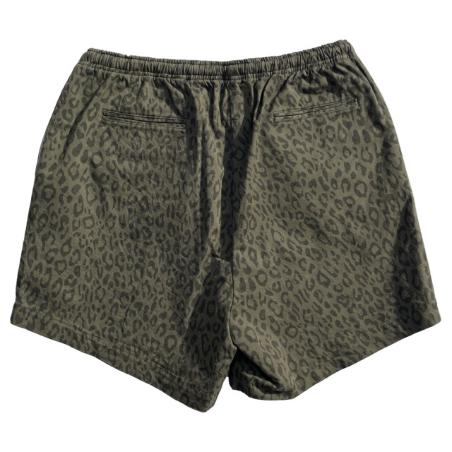 WAX(ワックス) / ショートパンツ ショーツ / LEOPARD SHORTS - KHAKI