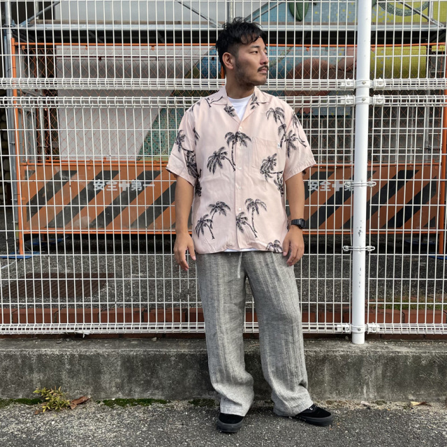 THM,THEHARDMAN,ザハードマン,WAX,ワックス,アロハシャツ,半袖シャツ,レーヨンシャツ