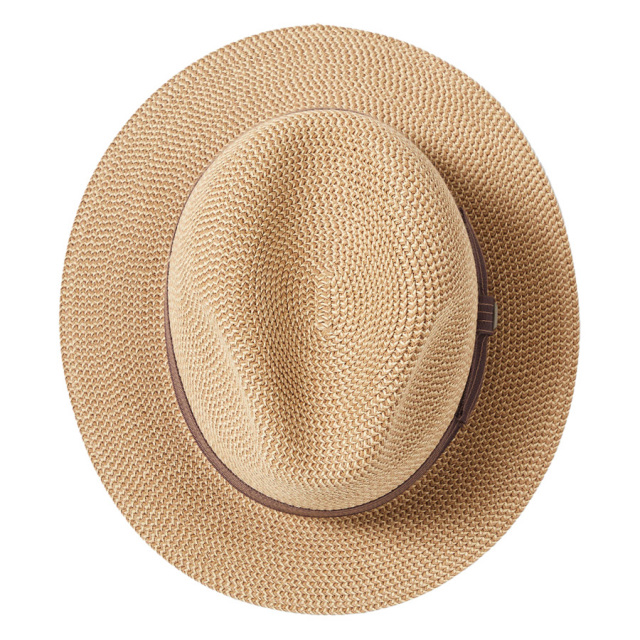 Brixton 【新品未使用】ストローハット　Mサイズ BRIXTON / パッカブル ストローハット 帽子 / ROMA STRAW PACKABLE