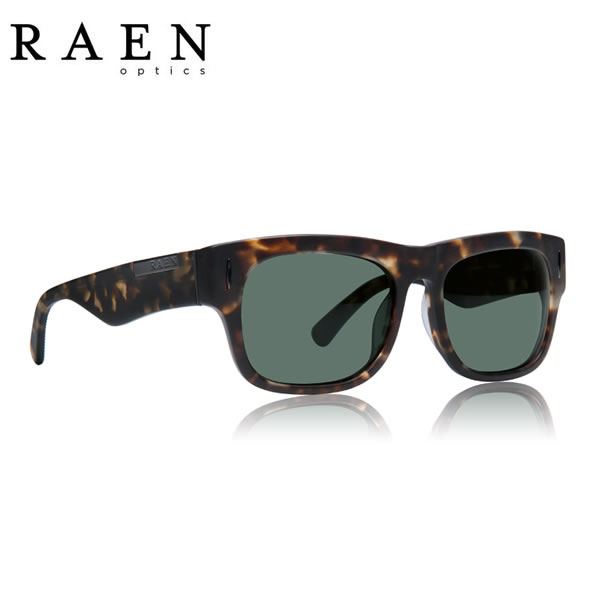 RAEN Optics レーン サングラス / ORIGINAL FIT / LENOX - MATTE BRINDLE TORTOISE x GREEN POLARIZED /ベッコウ/偏光レンズ