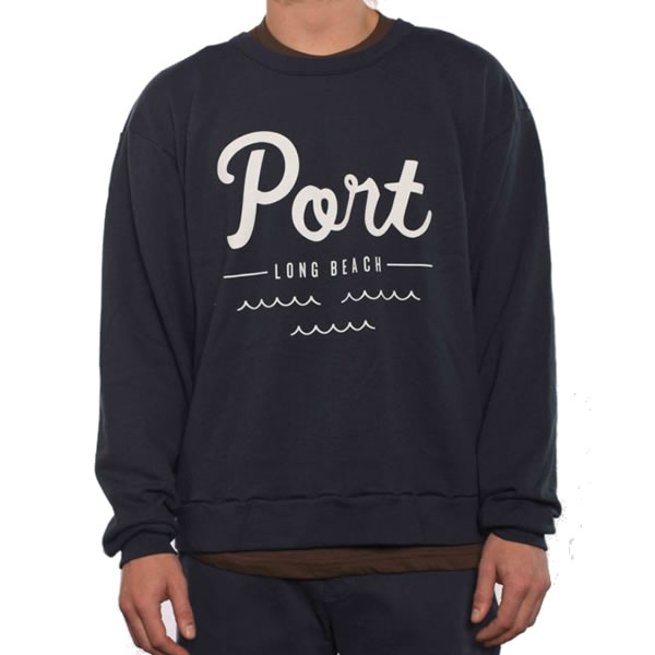 PORT LONG BEACH (ポート ロングビーチ)  スウェット　クルーネック トレーナー / Terry Henry Crew