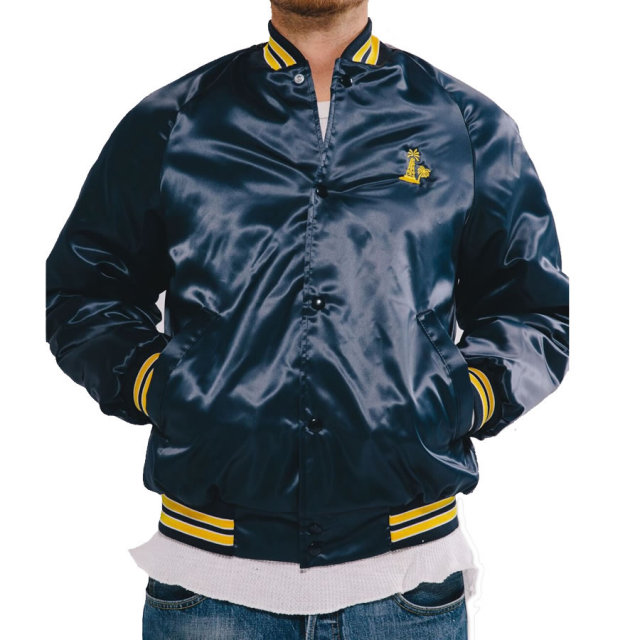 Port Lbc ポート ロングビーチ ボンバージャケット Bommer Oil Palm Navy
