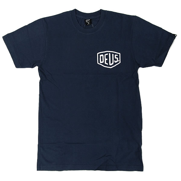Deus Ex Machina デウスエクスマキナ Tシャツ Venice Address Tee Navy Dmwc