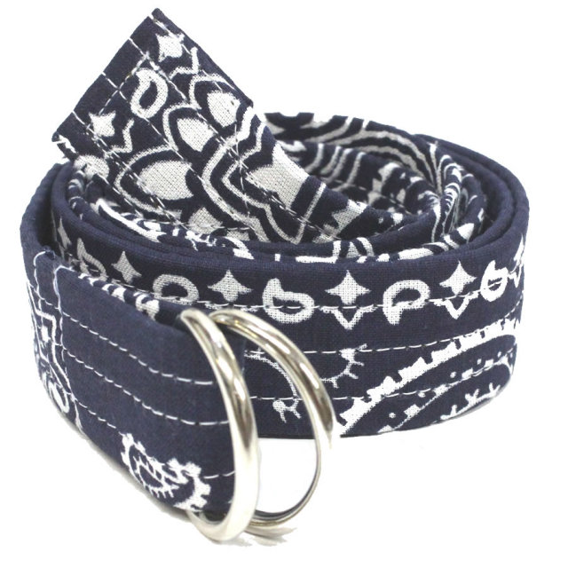 HIDE AND SEEK(ハイドアンドシーク)/ ベルト / BANDANNA BELT - NAVY