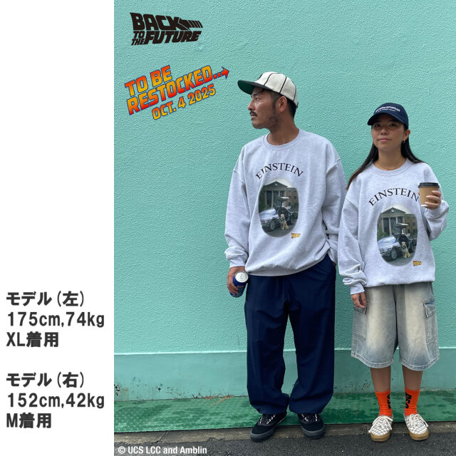 BACK TO THE FUTURE / PACIFIC STANDARD TIME / トレーナー / EINSTEIN