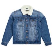 Brixton ボア デニムジャケット　イメージ写真追加 BRIXTON（ブリクストン） デニム ジャケット 裏ボア インディゴ メンズ