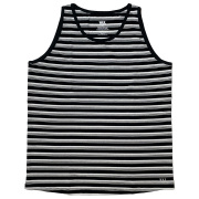 トップス WAX  Stripe tank top    Kahki WAX(ワックス) / タンクトップ / Stripe tank top - BLACK / WX