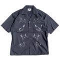 WAX(ワックス) / オープンシャツ / 1978 open shirt - NAVY / WX-0342 