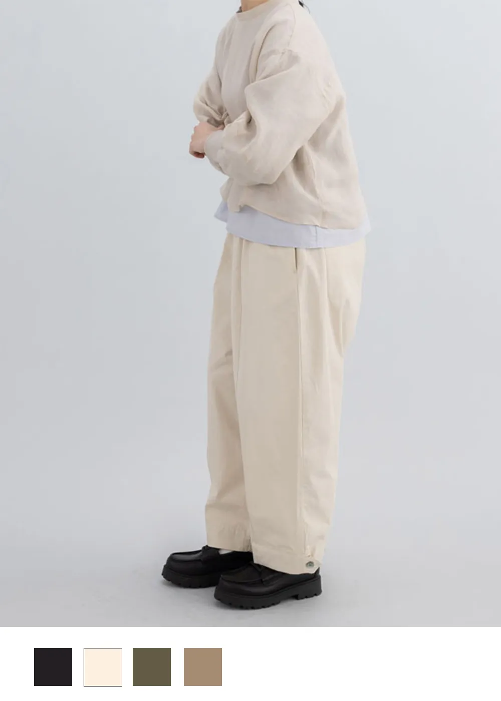 モデル身長：164ｃｍ　着用カラー：ナチュラル