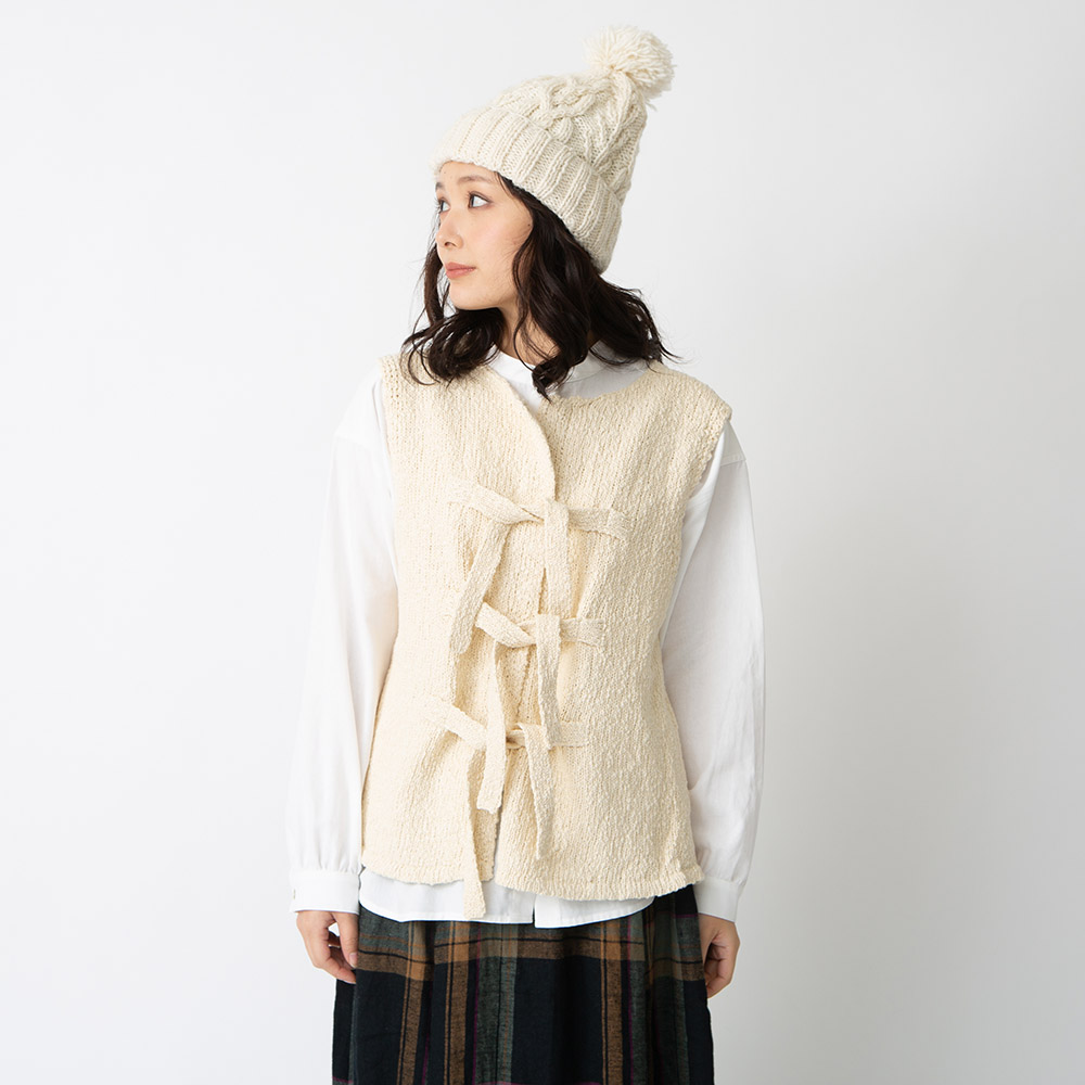 rikoさんコラボ】TUTIE．（ツチエ）コットンスラブニット