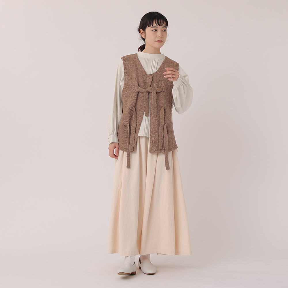 rikoさんコラボ】TUTIE．（ツチエ）コットンスラブニットベスト