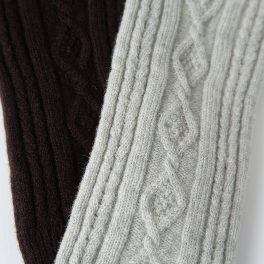 パウダーウールニットレッグウォーマー