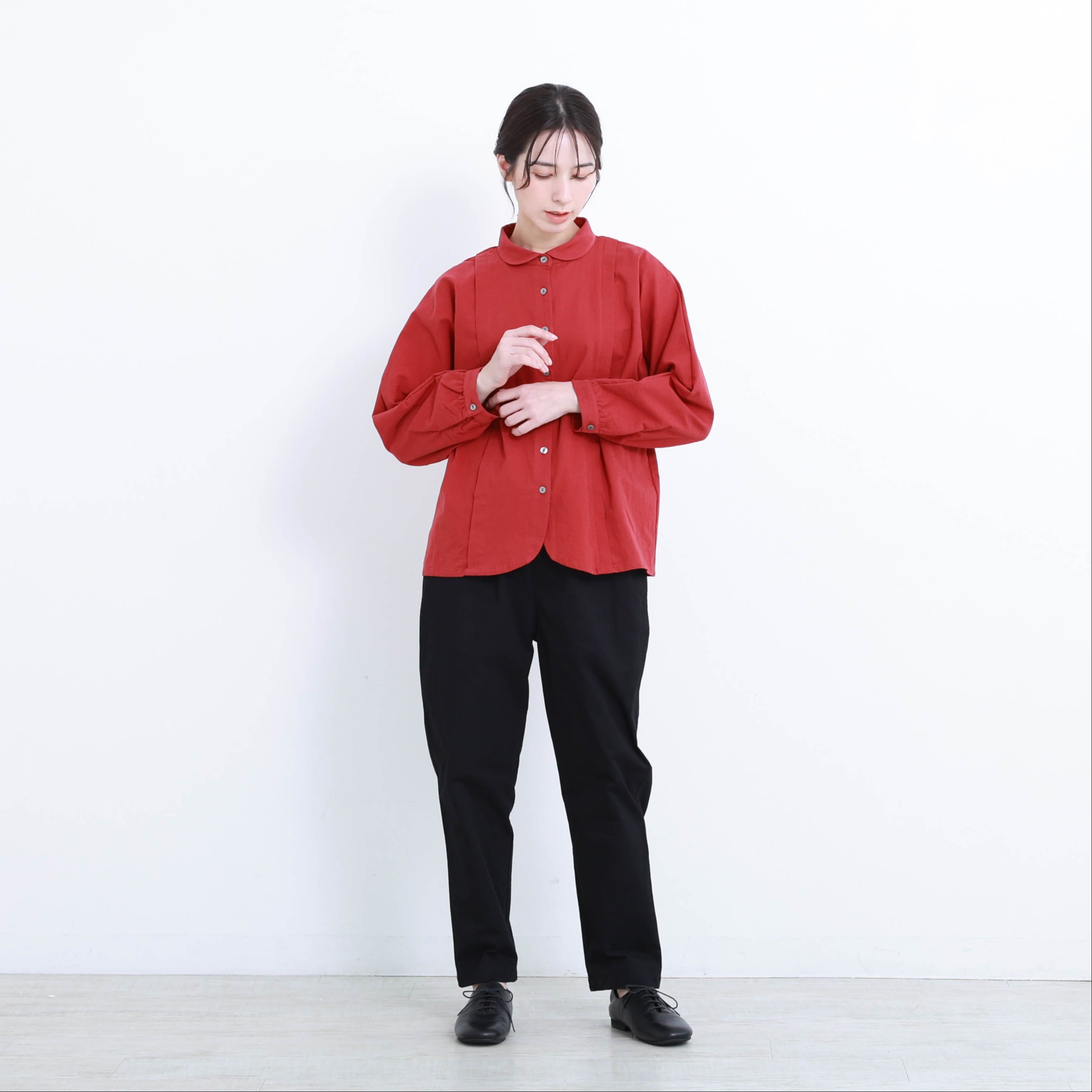 コットンドルマンスリーブブラウス