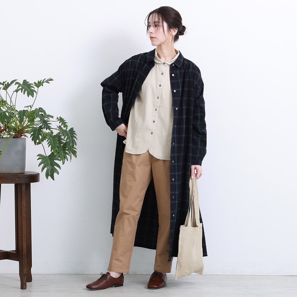 コットンドルマンスリーブブラウス