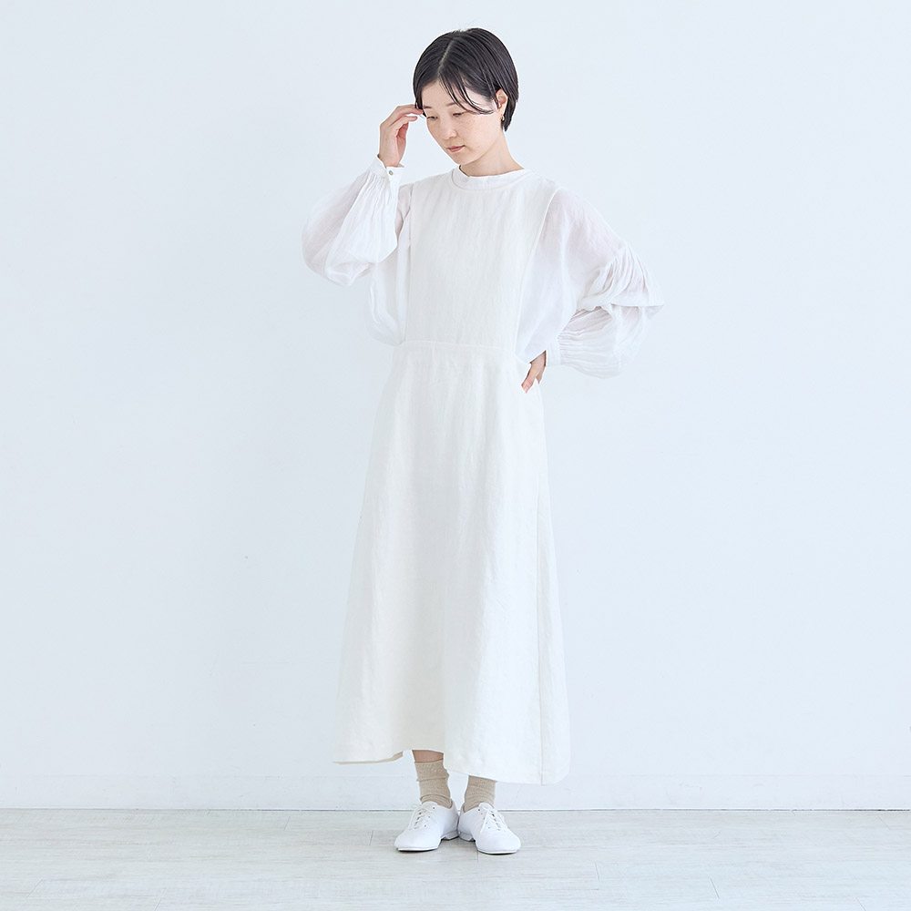 【erikaさんコラボ】リネンデニムジャンパースカート