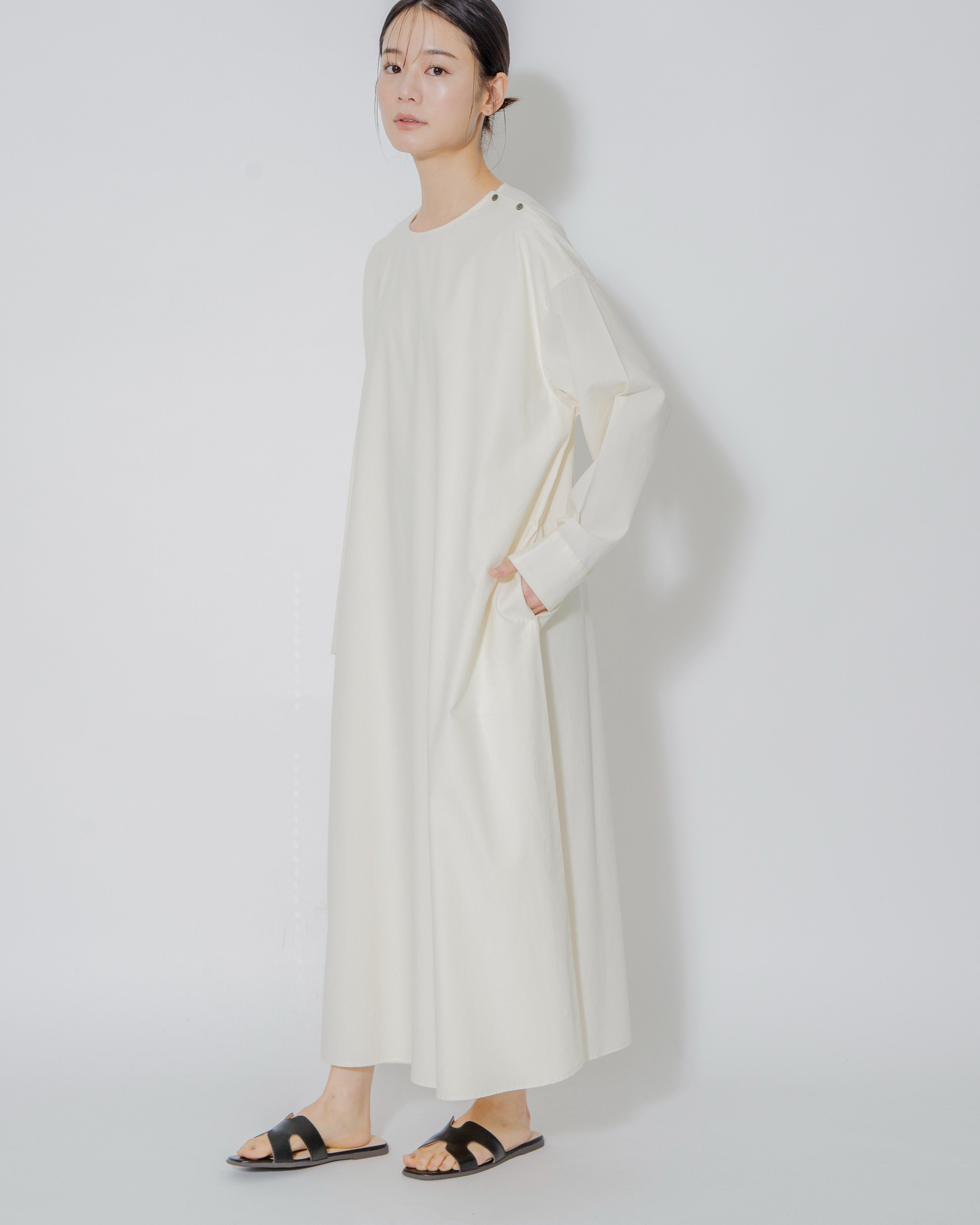 【aiさんmegさんコラボ】コットンセルロースレイヤーデザインワンピース