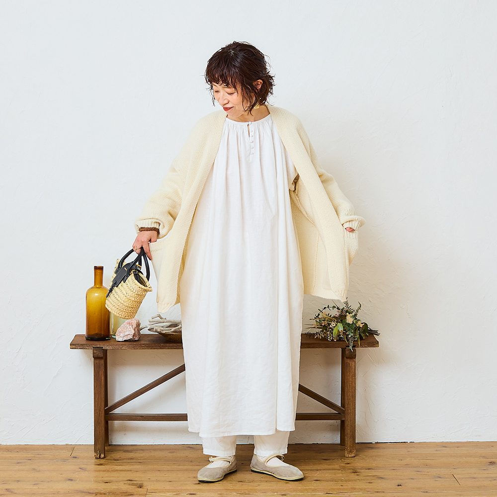 再販売【tomomiさんコラボ】【丈が選べる】コットンリネン