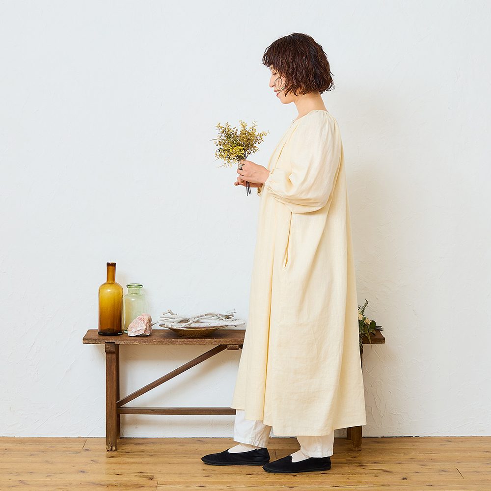 再販売【tomomiさんコラボ】【丈が選べる】コットンリネンブロード2WAY