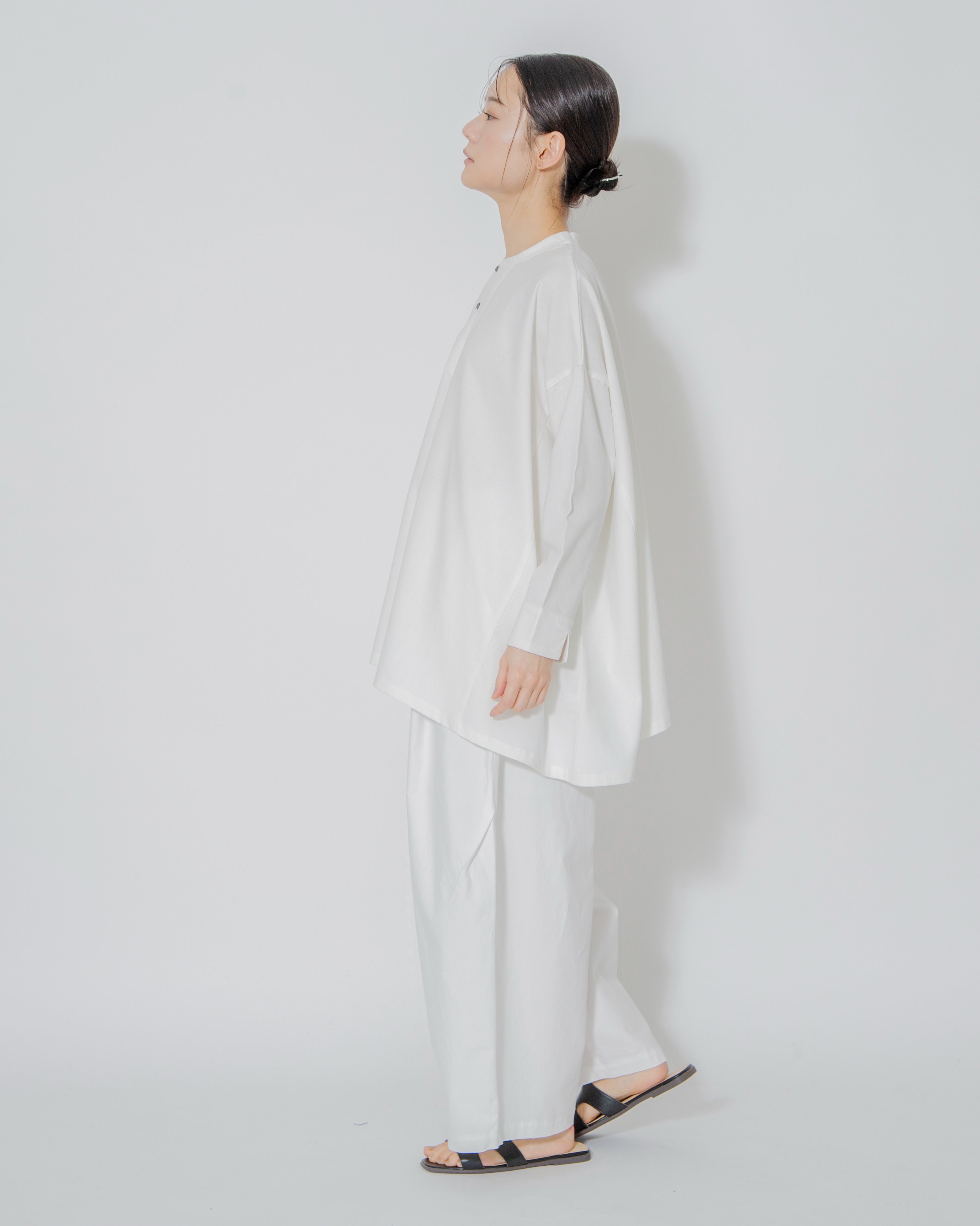 けんけんさん　専用ページ aiさんmegさんコラボ】コットンセルロースオックスニータックパンツ