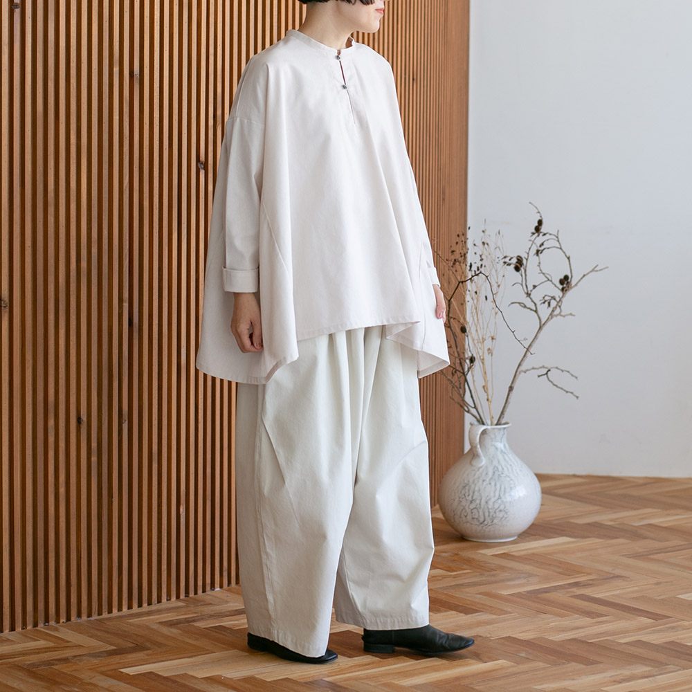 aiさんmegさんコラボ】コットンセルロースオックスニータックパンツ