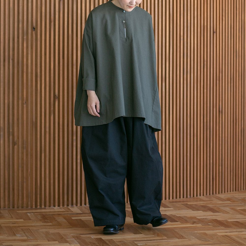 aiさんmegさんコラボ】コットンセルロースオックスニータックパンツ