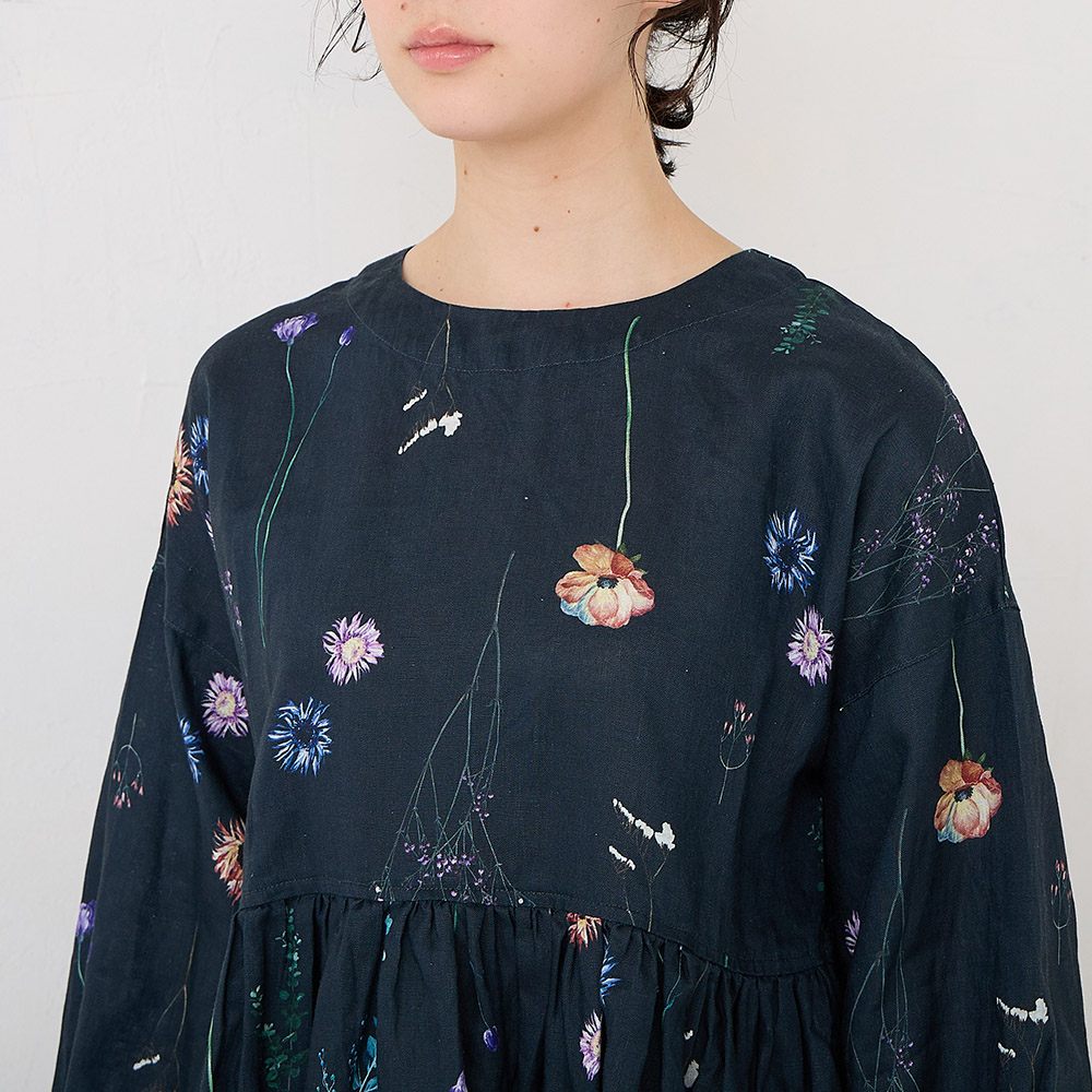 フリーナ　ブラウス　特典 FREAK'S STORE/インドボイル フレンチスリーブブラウス｜Daytona