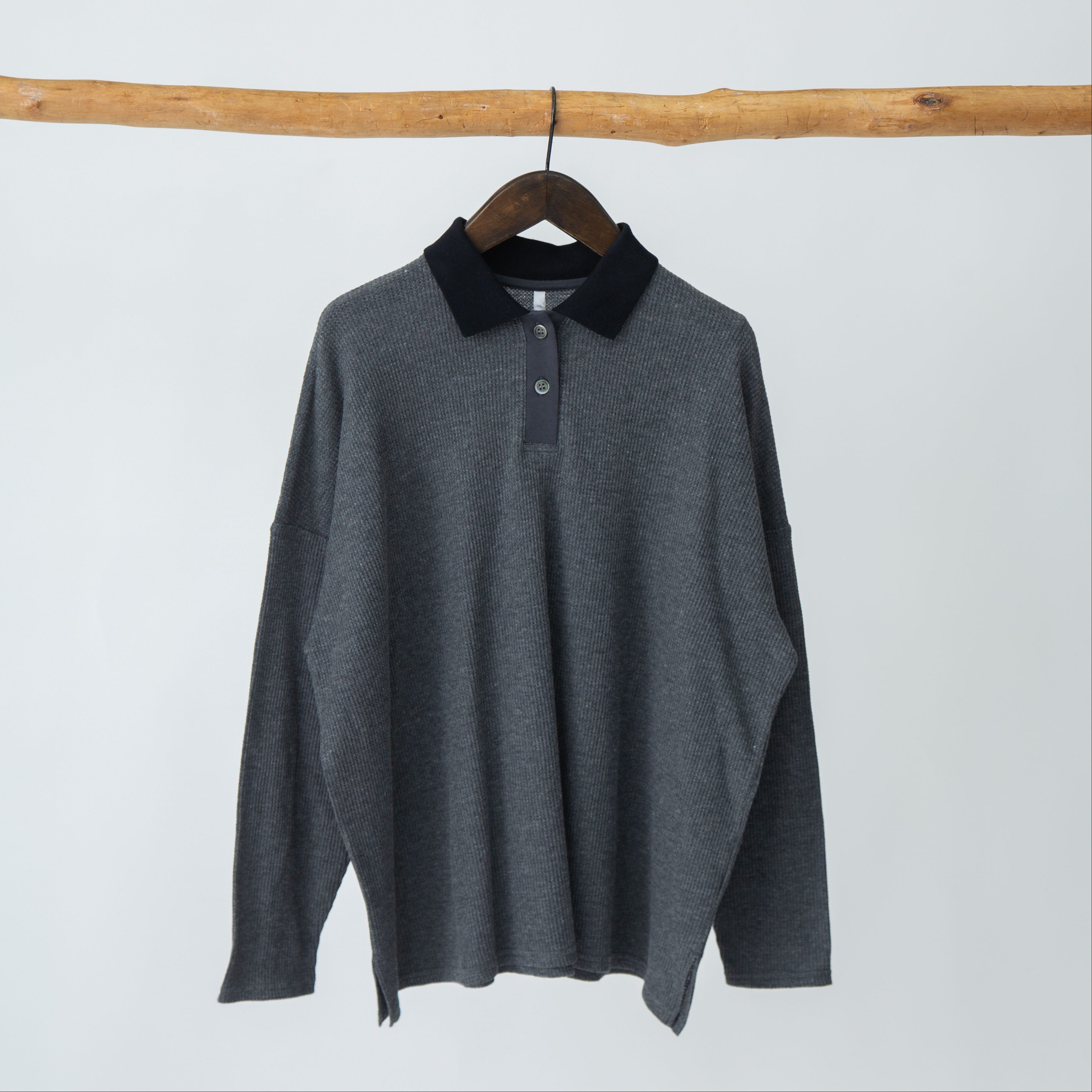 みろみろ！CITYSHOP 麻コットンバイオウィッシュプルオーバー　ブルー みろみろ！CITYSHOP 麻コットンバイオウィッシュプルオーバー