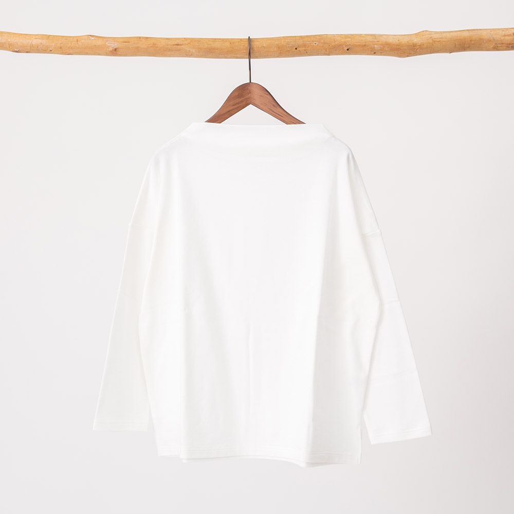 デクラーク裏毛ボトルネックプルオーバー