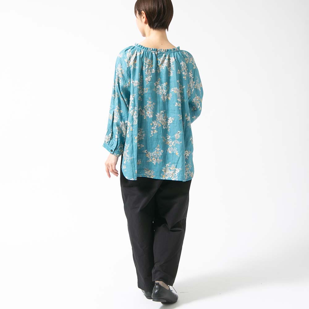 未使用 人気 作家【lajournee】リネンバルーンスリーブブラウス ピンク 楽天市場】【新作 New】リネン バルーンスリーブ ブラウス 長袖