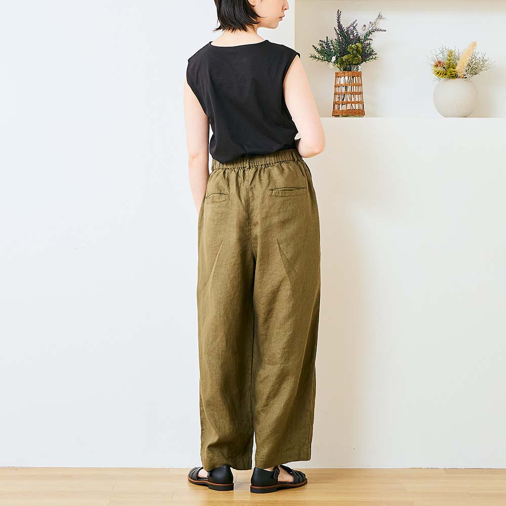 リネンコクーンパンツ