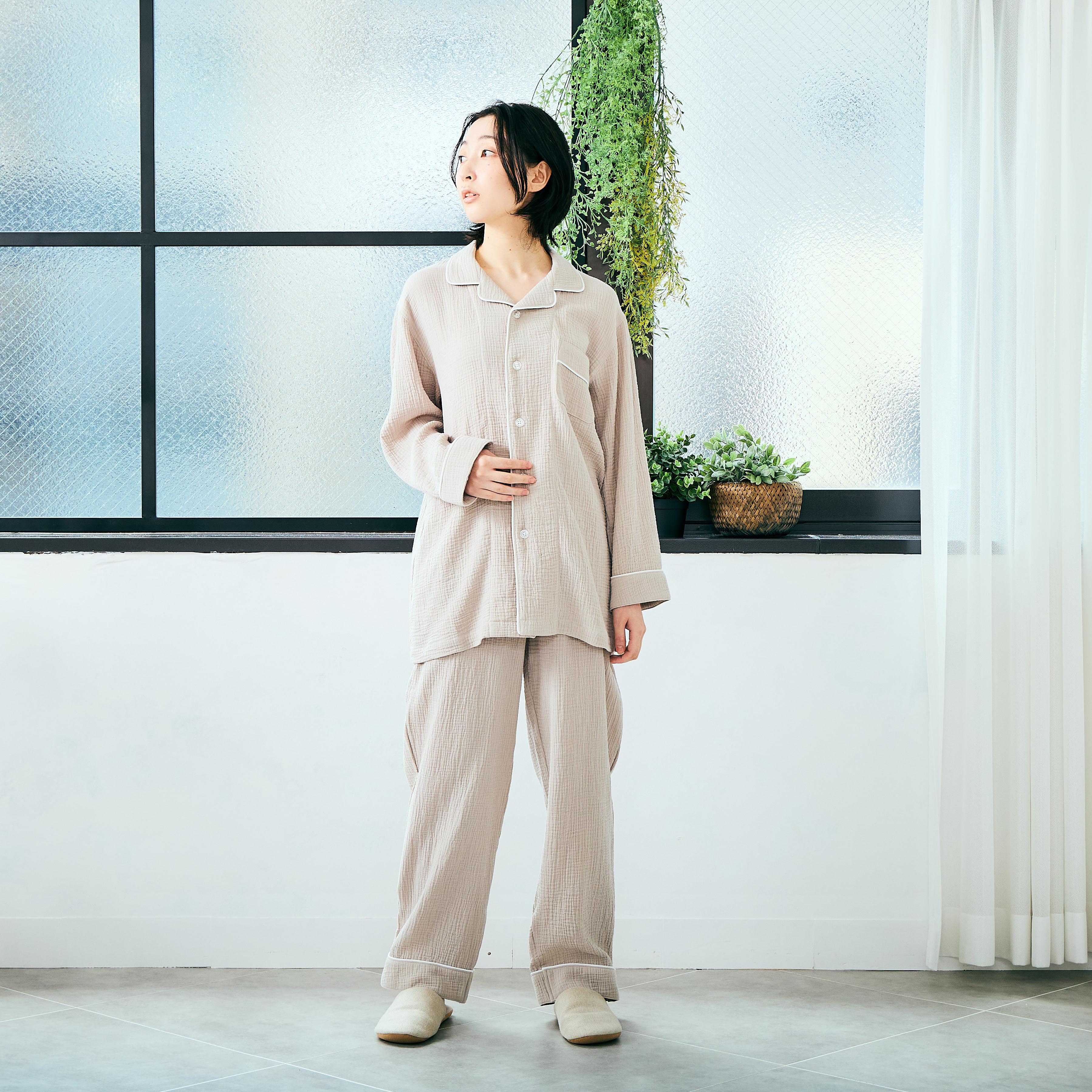 ふんわりコットンダブルガーゼパジャマ / ユニセックス