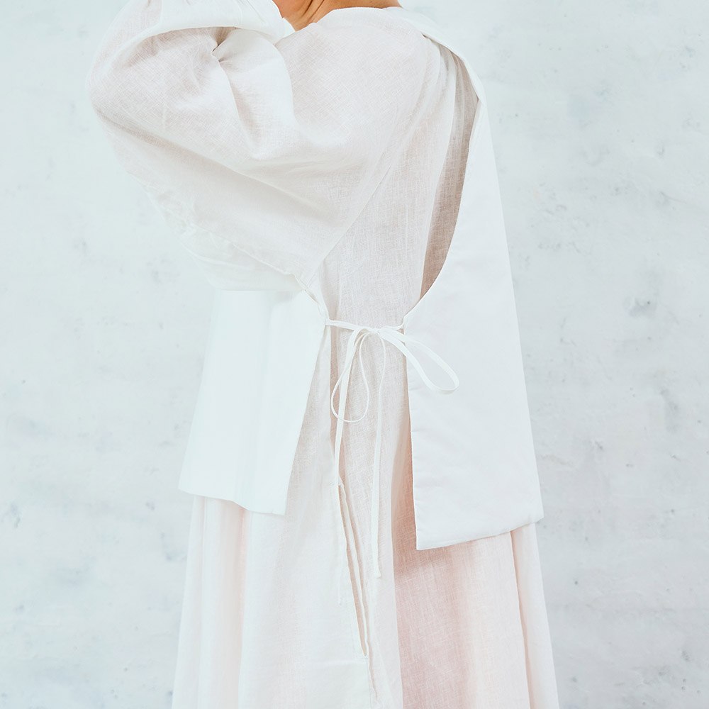 コットンタイプライターパディングベスト