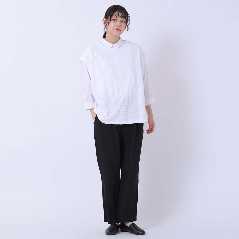 コットンジャカードベスト