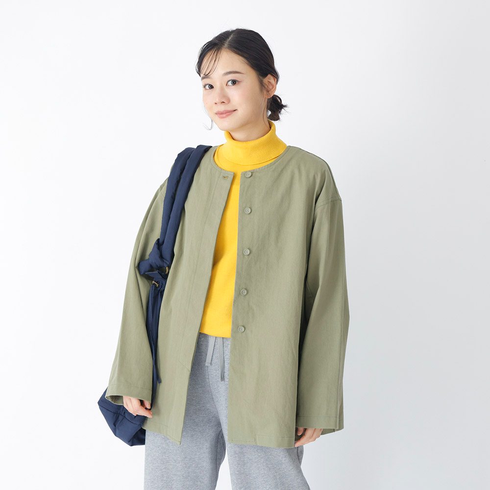 コットンツイル中綿ライナー付きジャケット