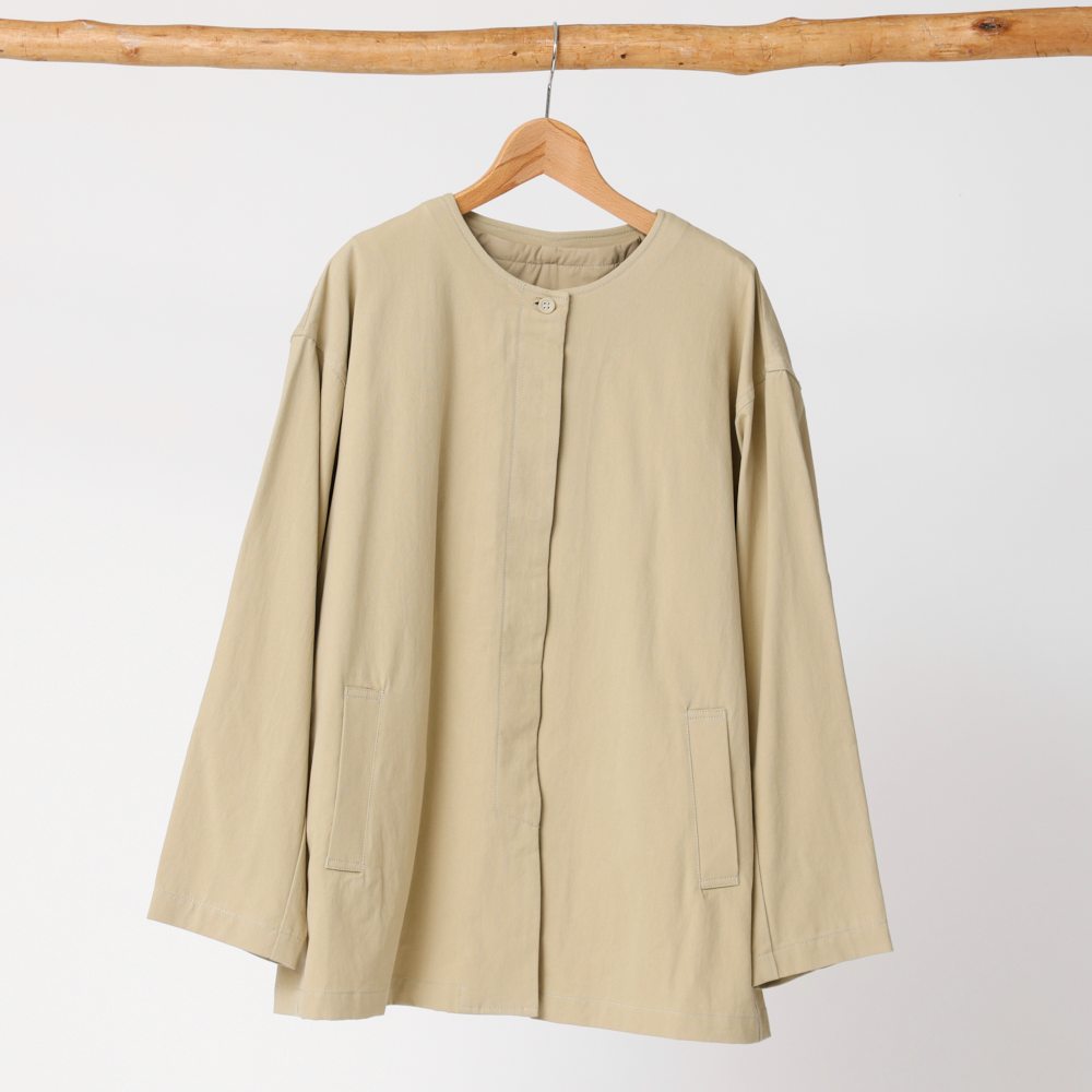 コットンツイル中綿ライナー付きジャケット