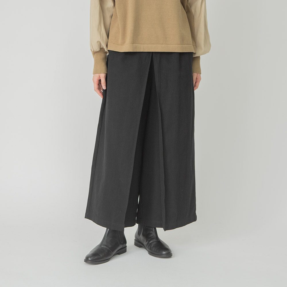 コットンツイル起毛センタータックパンツ