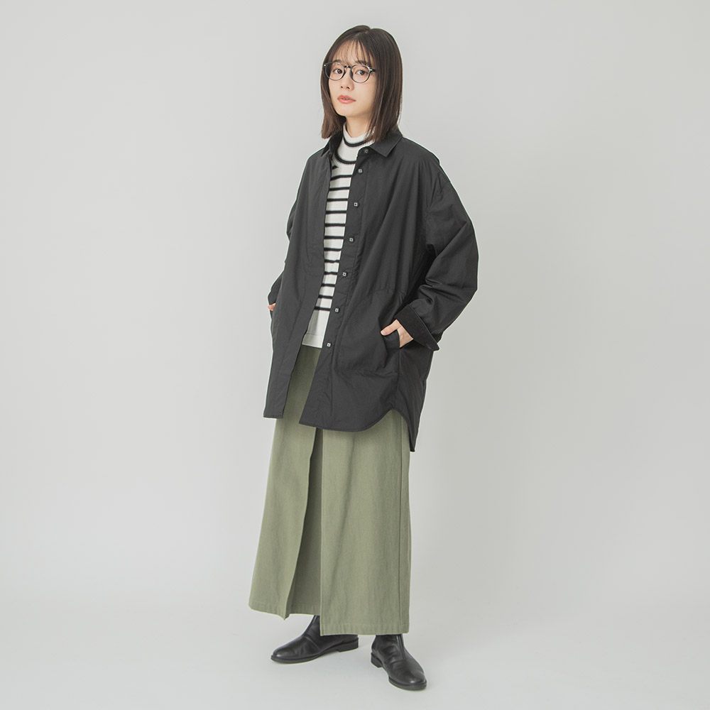 コットンツイル起毛センタータックパンツ