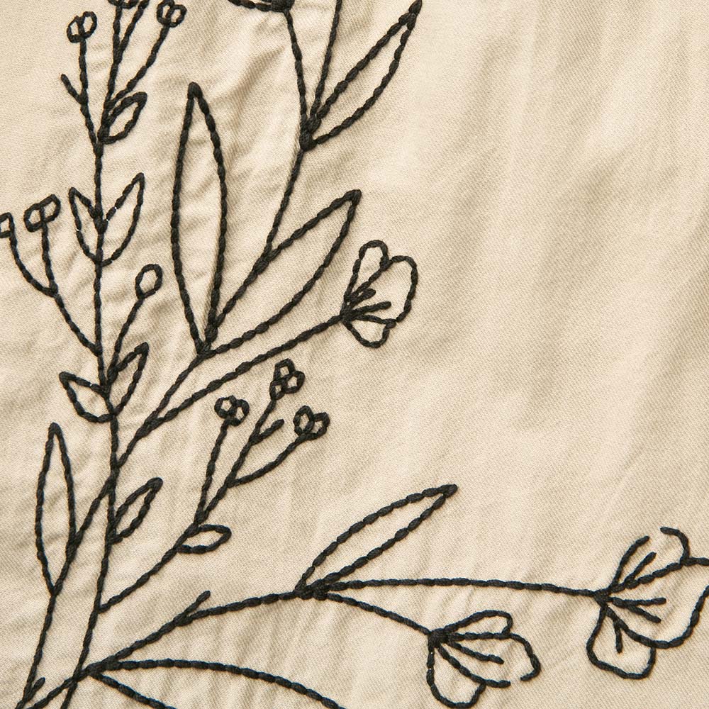 45R　フラワー　花柄　スカート　ペチスカート　刺繍 綿　コットン　レース メッシュ×フラワー刺繍レーススカート | natural couture(ナチュラル