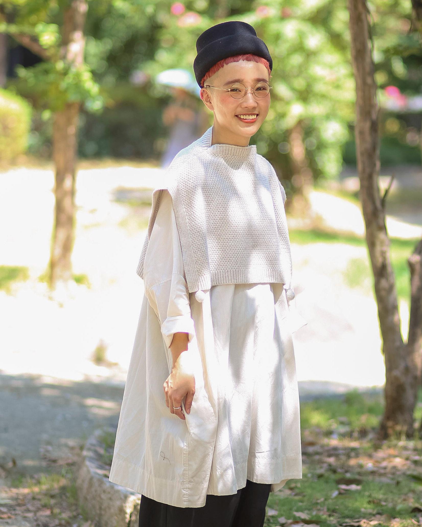 受付終了【yukaさんコラボ】ウールニットボトルネックスヌード/ 11月末発送