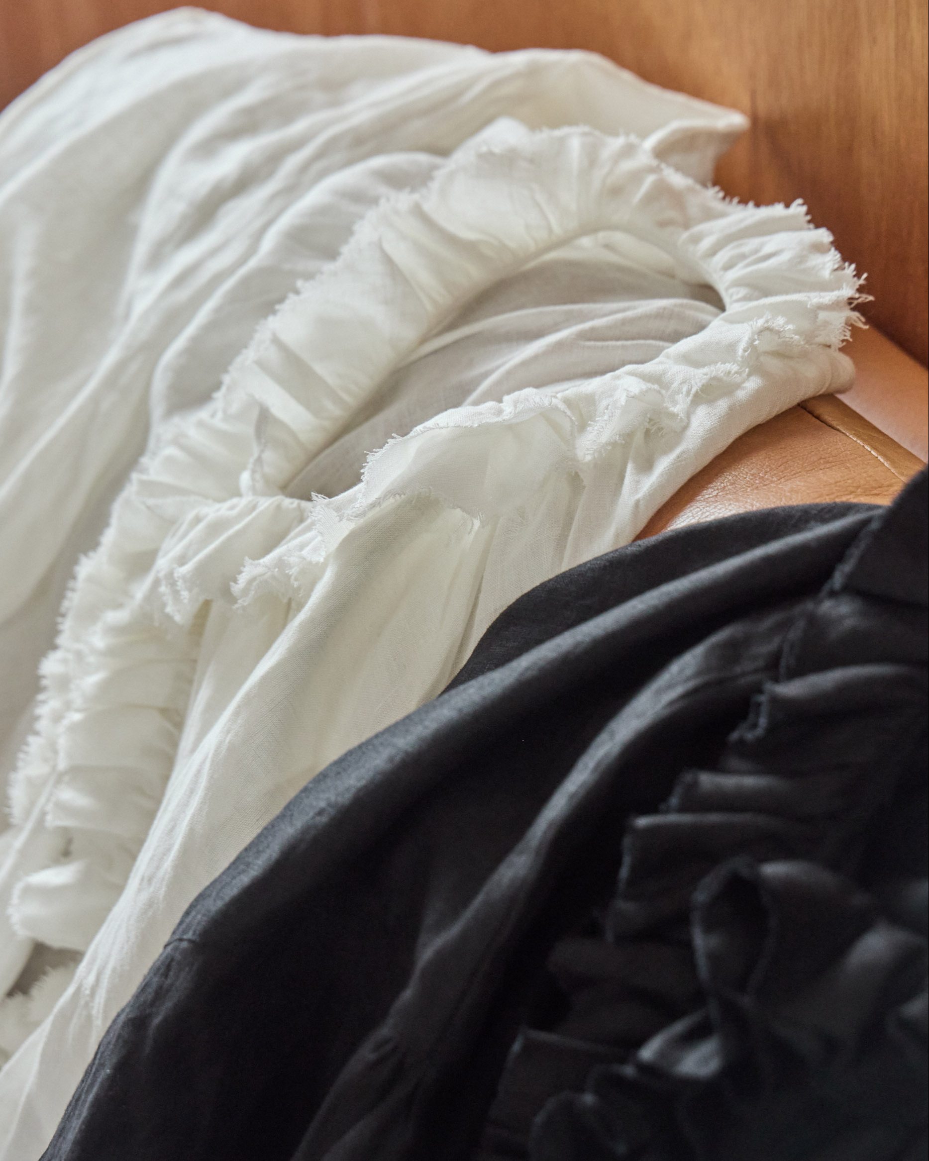 受付終了【tomomiさんコラボ】リネンエアーウォッシュフリル