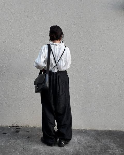 TUTIE.ツチエ 【tomomiさん】リネンエアーウォッシュフリルブラウス tomomiさんコラボ】リネンエアーウォッシュフリルブラウス/ 3月下旬