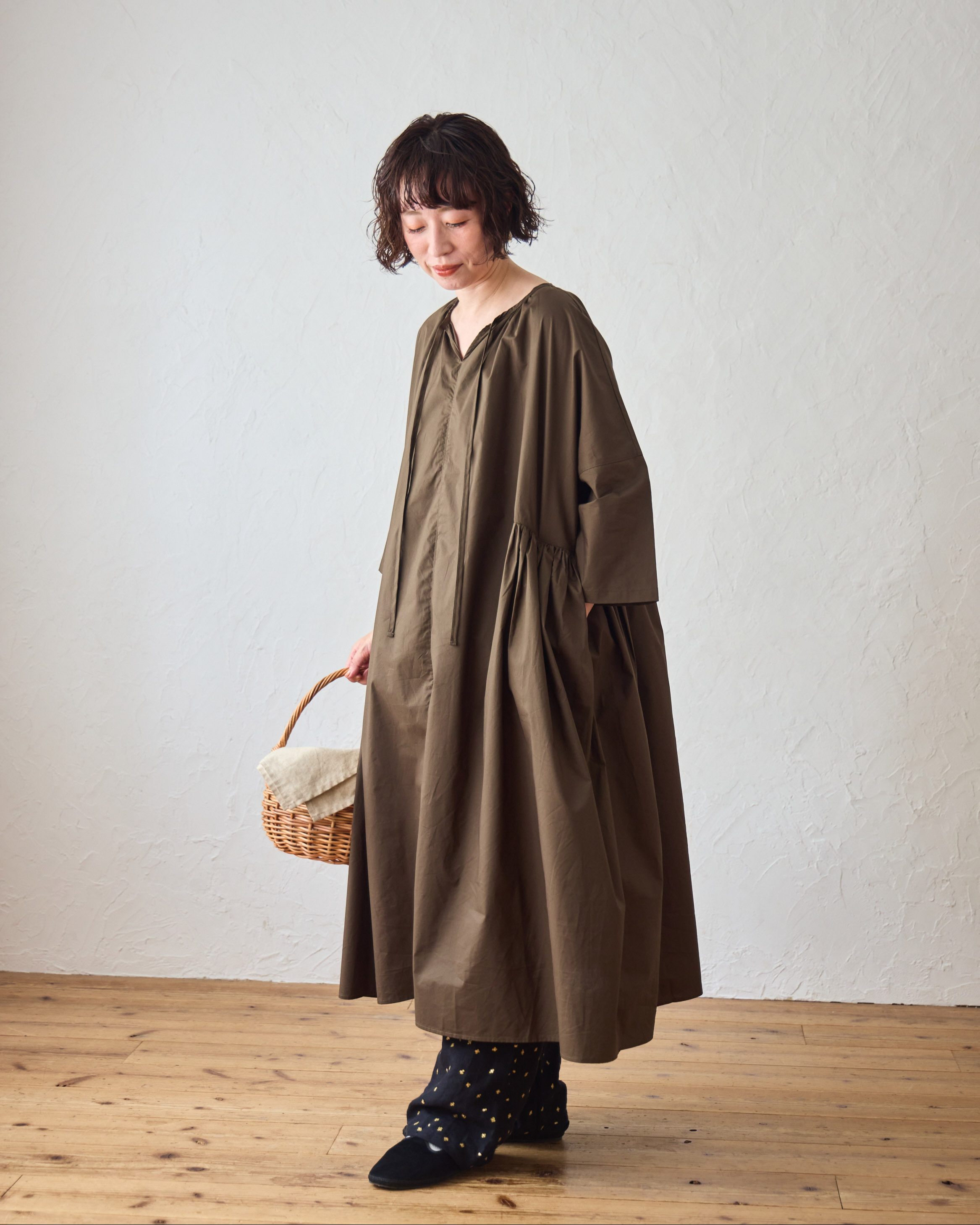 Karen By Simonsen カレン　ワンピース　ギャザー　Aライン　美品 Karen By Simonsen カレン ワンピース ギャザー Aライン 美品 RN