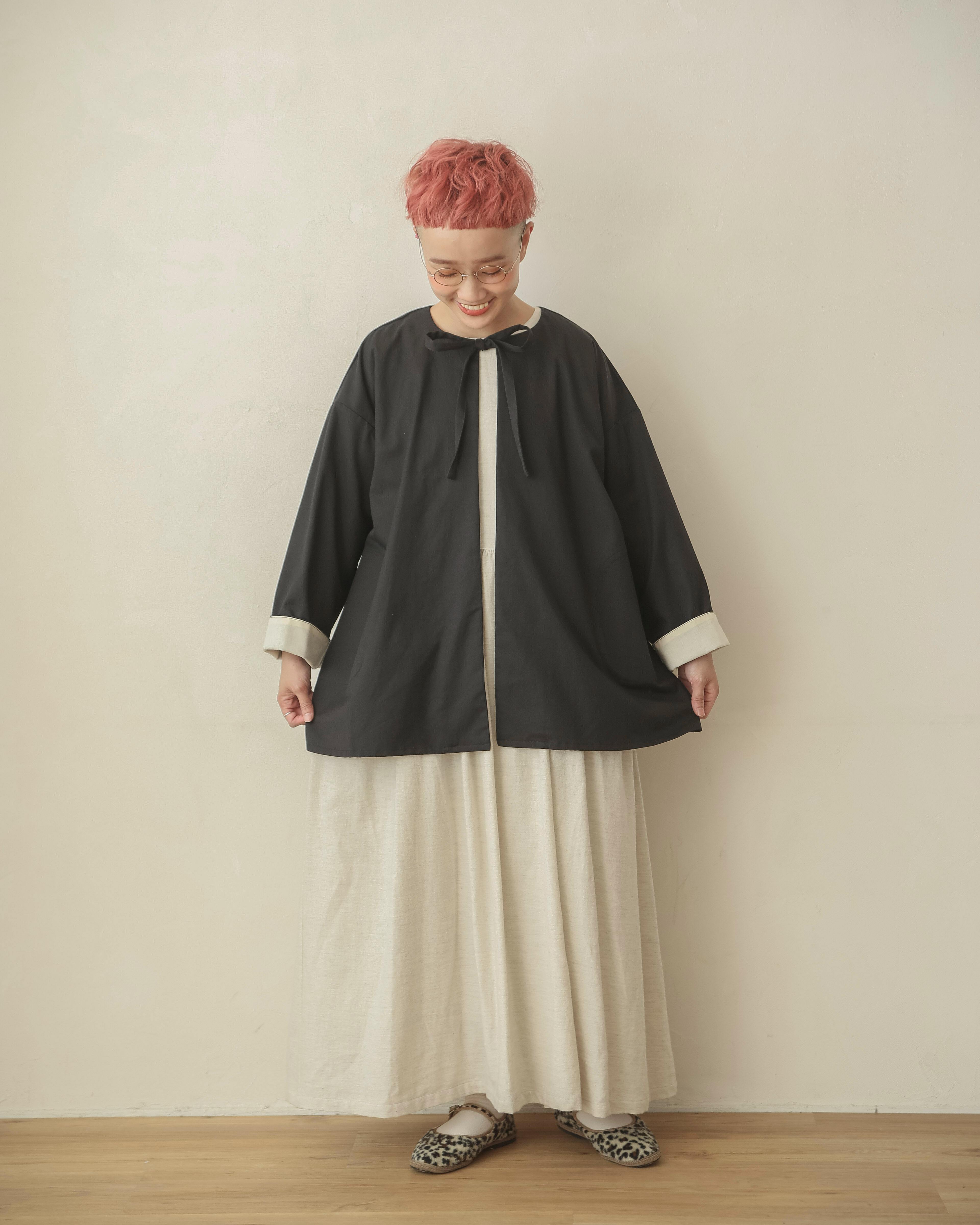 12/31まで限定｜【yukaさんコラボ】コットン起毛ギャザーワンピース