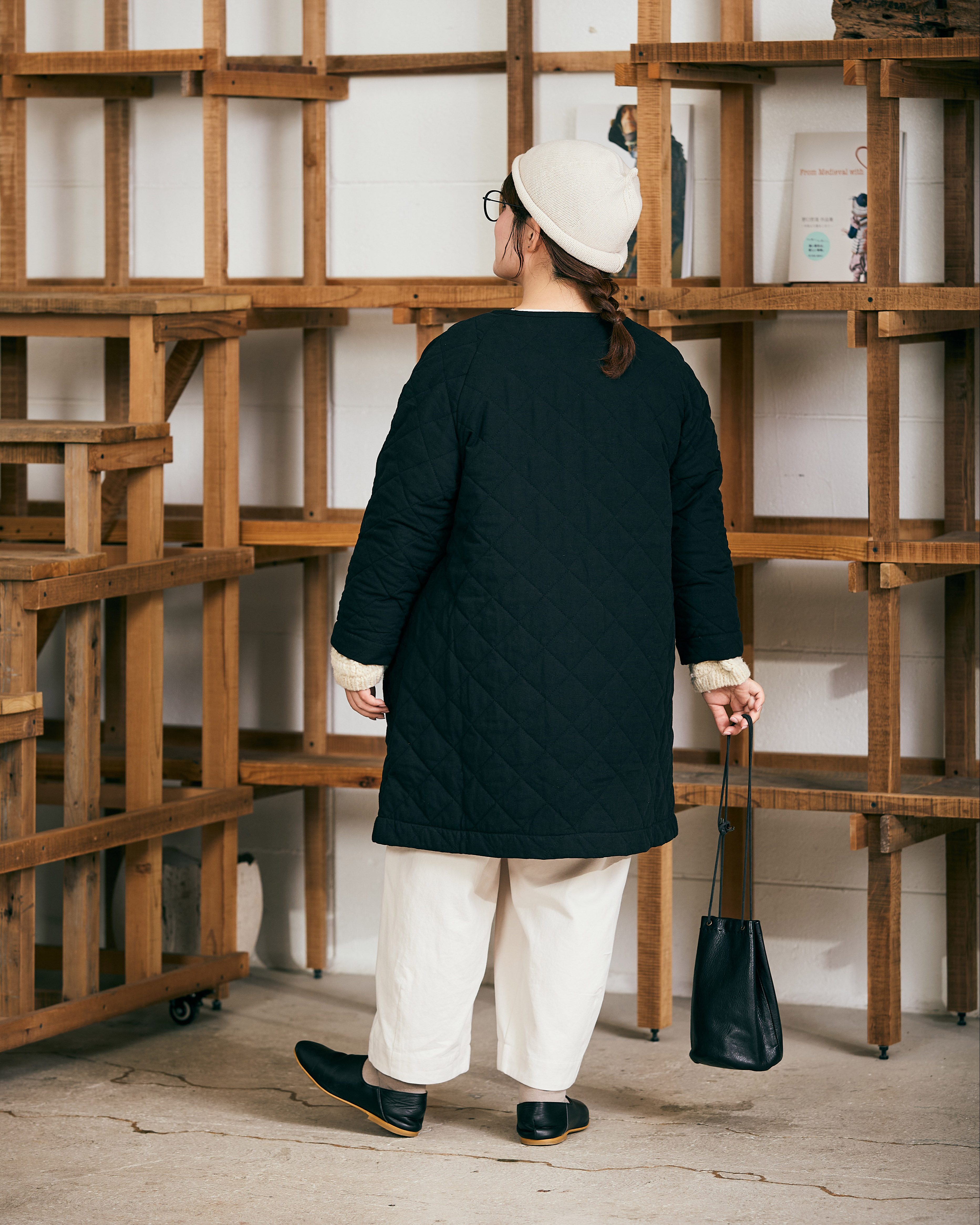 【値下げ】regleam パディングAラインコート　ベージュ 値下げ】regleam パディングAラインコート ベージュ パディングA