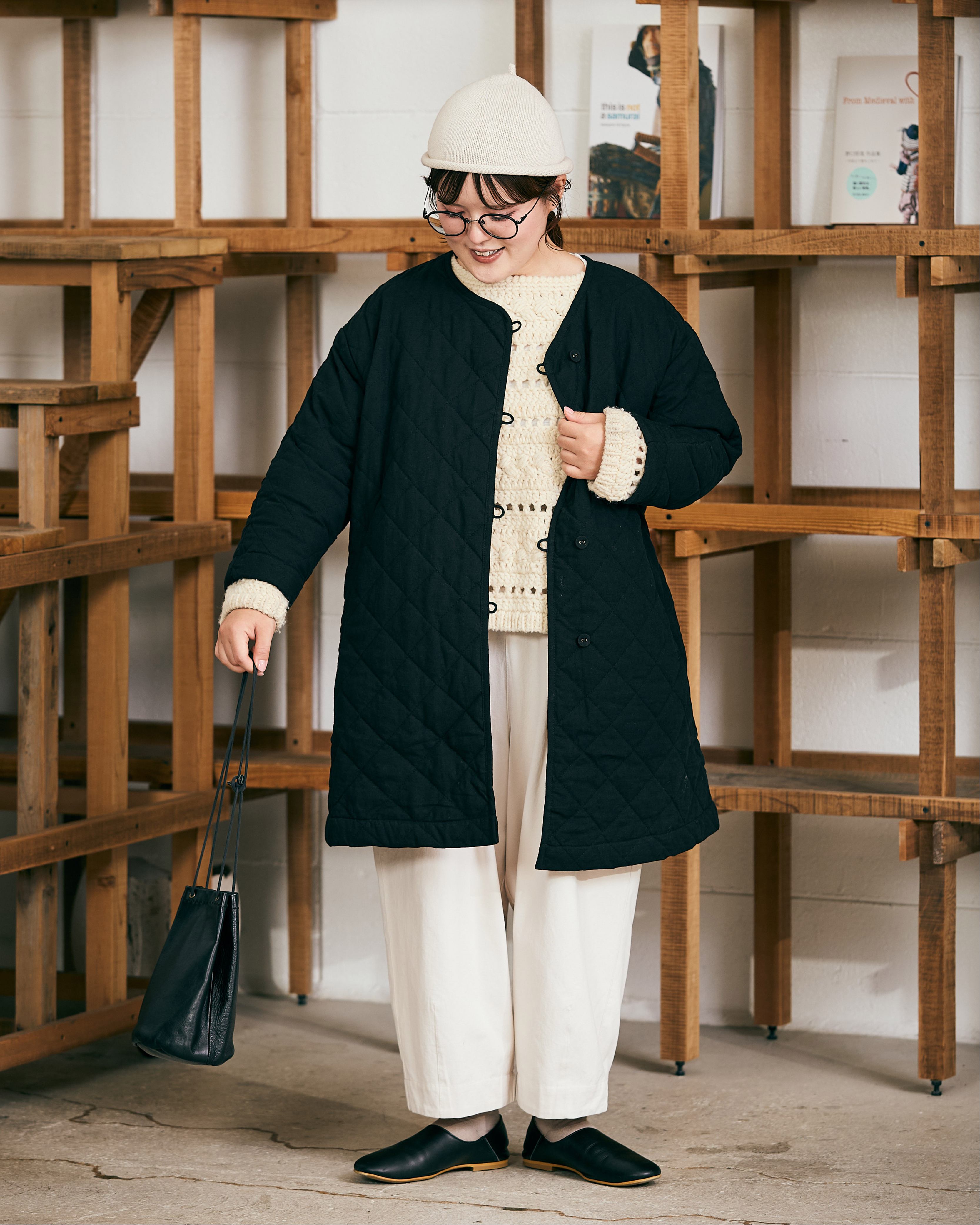 どんぐり 受付終了【kawasakiさんコラボ】ウールニットどんぐり帽子/ 11月中旬発送