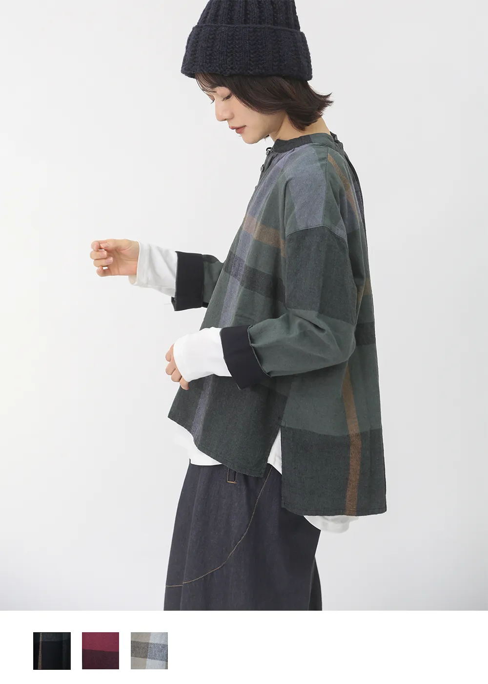 身長：164cm　カラー：グリーン