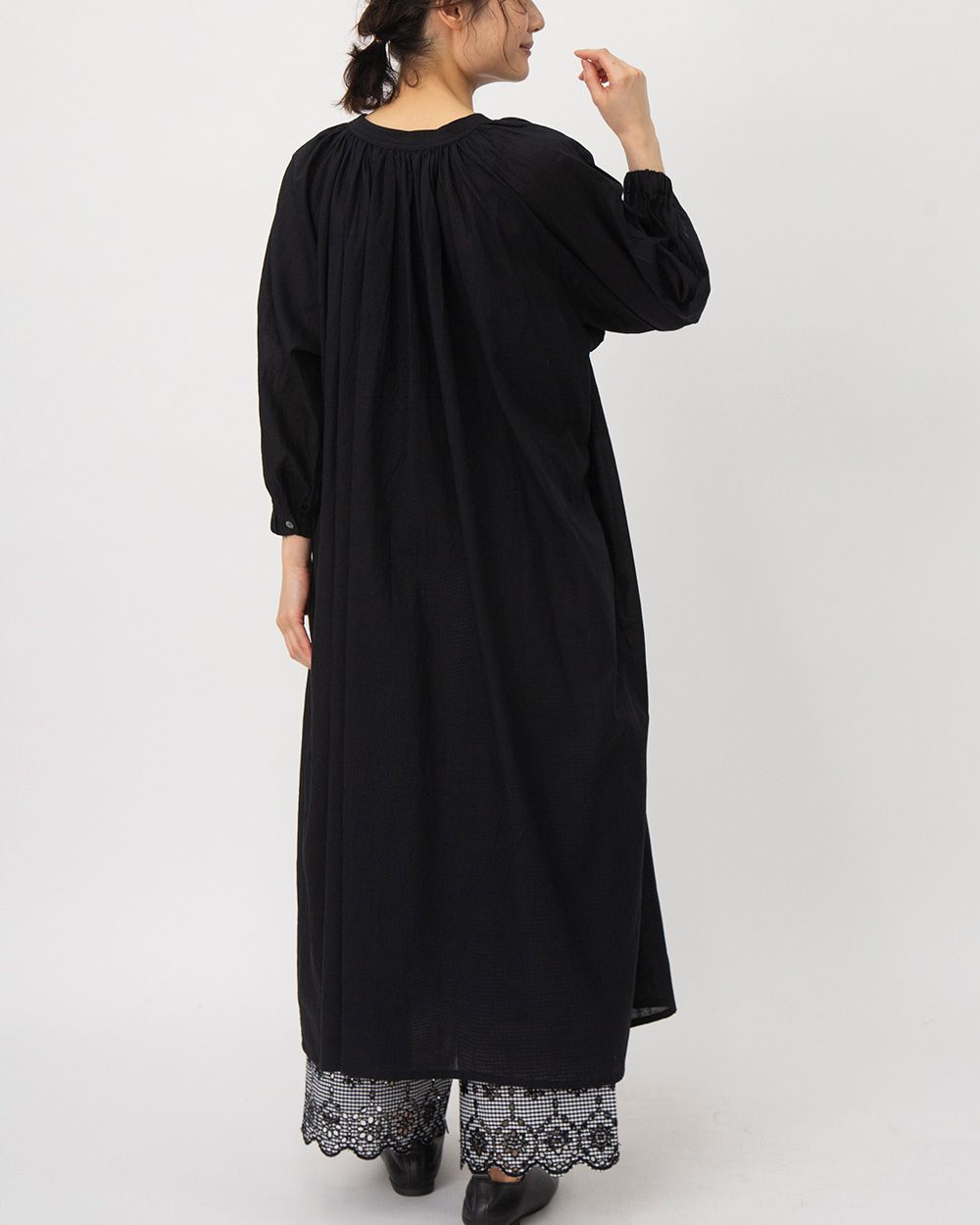 丈が選べる】コットンリネン2wayワンピース